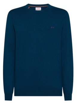 Maglia sun68 ricamo sul collo