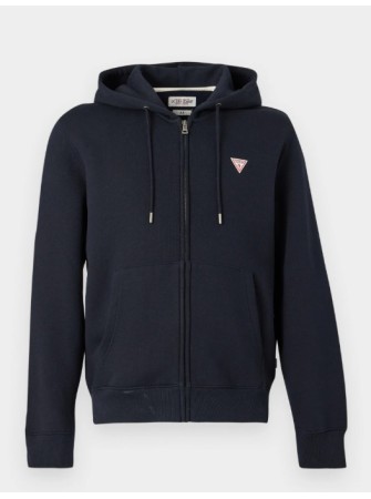 felpa con zip guess