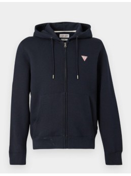 felpa con zip guess