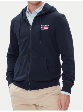Felpa zip tommy hilfiger 
