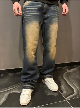 Jeans flare zebrato