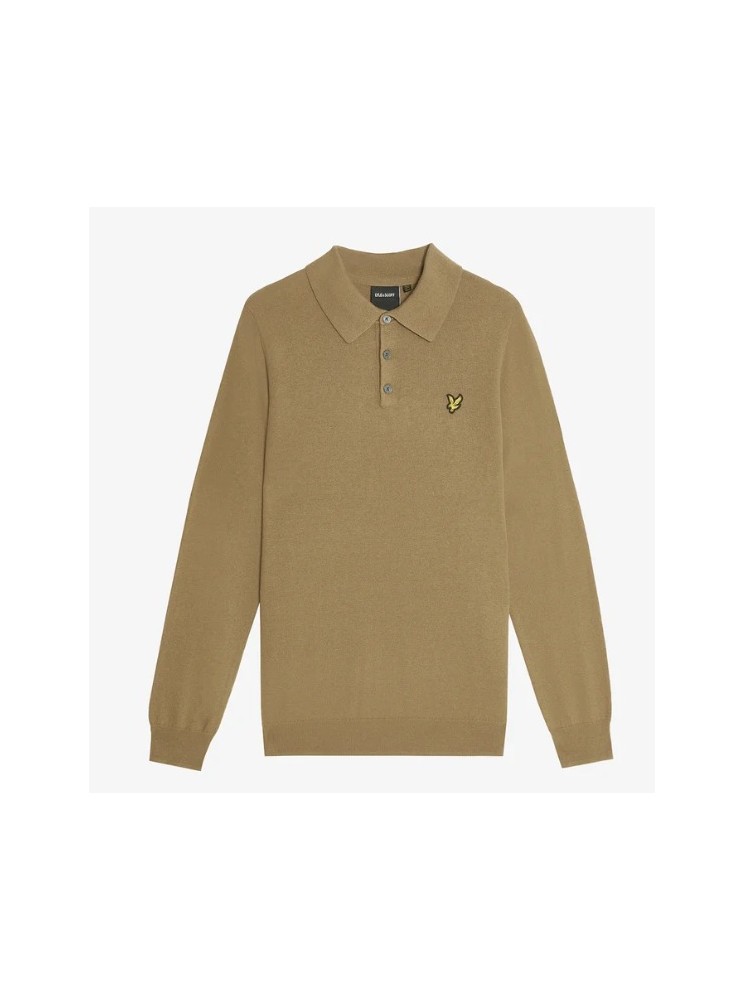 Polo lana e cotone lyle & scott