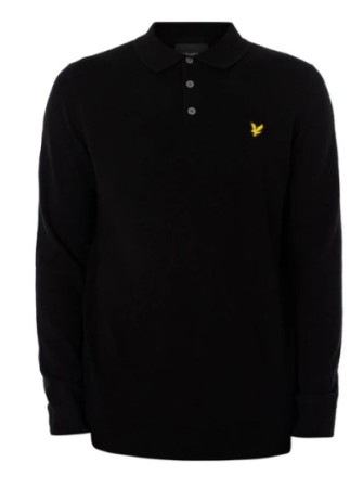 Polo lana e cotone lyle & scott