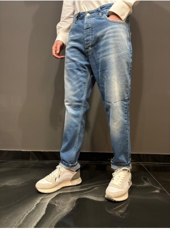 Jeans carrot sky wash