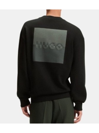 felpa logo fronte retro hugo boss