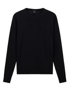 maglioncino armani exchange logo ricamato