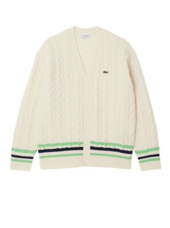 Cardigan LaCoste intrecciato