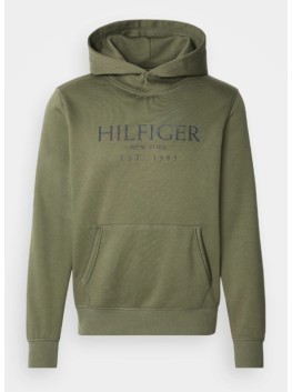 Felpa con stampa hilfiger