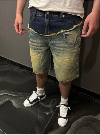 Double jorts blue