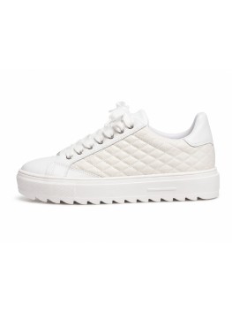 Sneaker in pelle trapuntata
