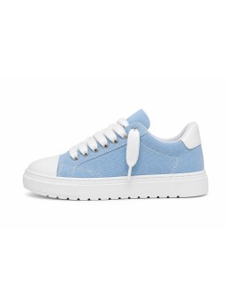Sneakers in denim POOL