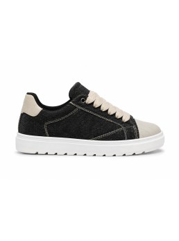 Sneakers in denim POOL