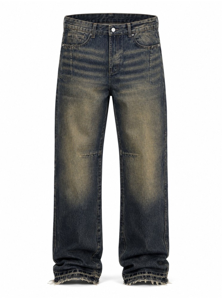 Jeans sabbiato flare