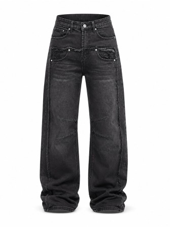 Jeans double con patch
