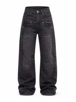 Jeans double con patch