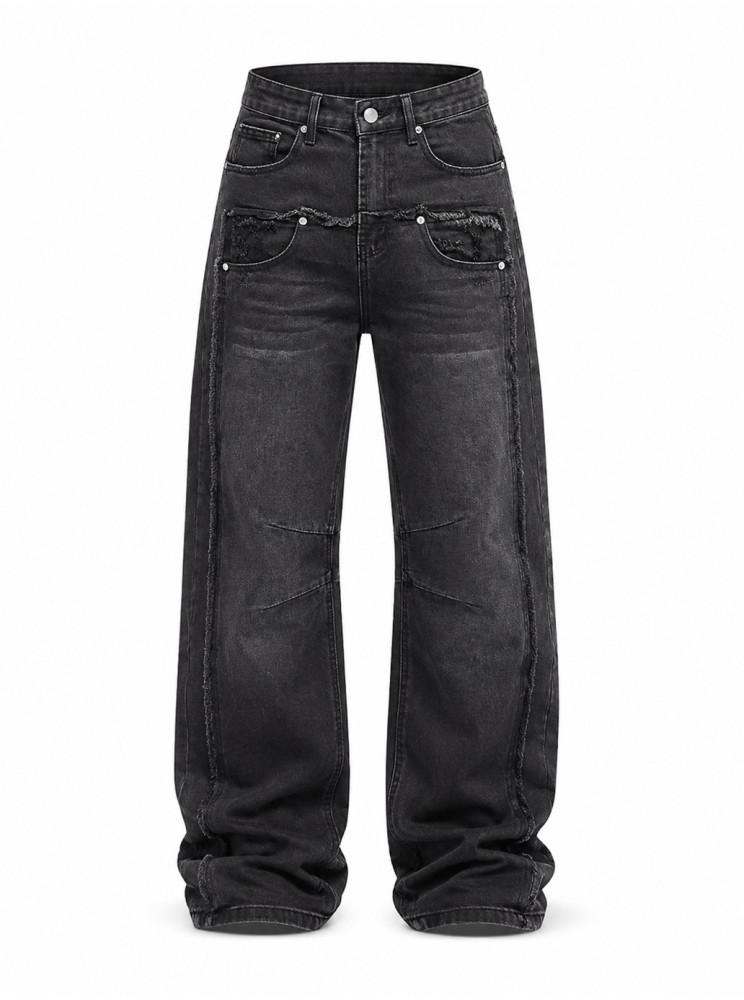 Jeans double con patch