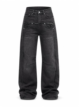 Jeans double con patch