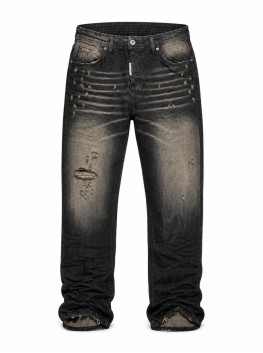 Jeans straight destroy